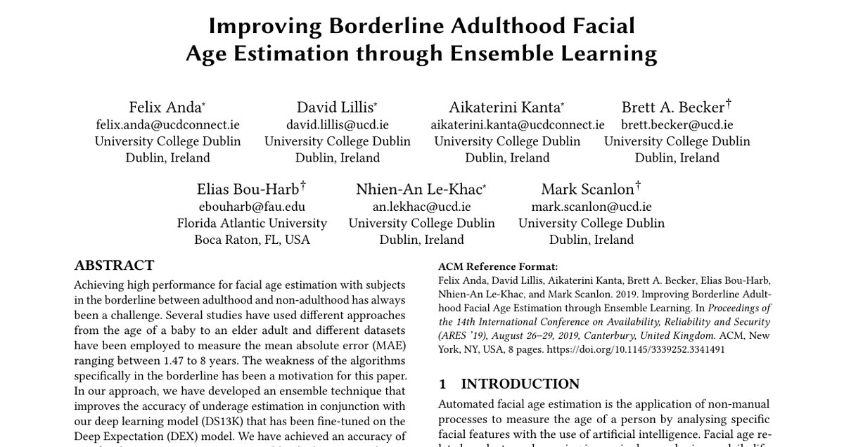 Top of the first page of Improving Borderline Adulthood Facial Age Estimation through Ensemble Learning